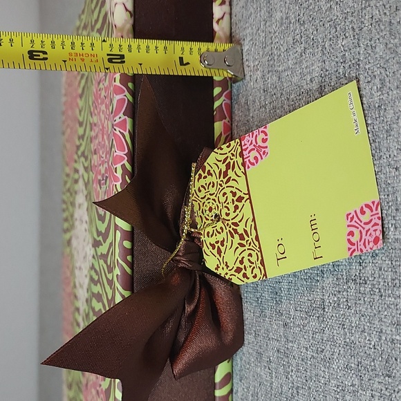 Green Pink Brown Animal Print Patterned 4x6 Photo Album Book Binder NWT - Picture 7 of 7